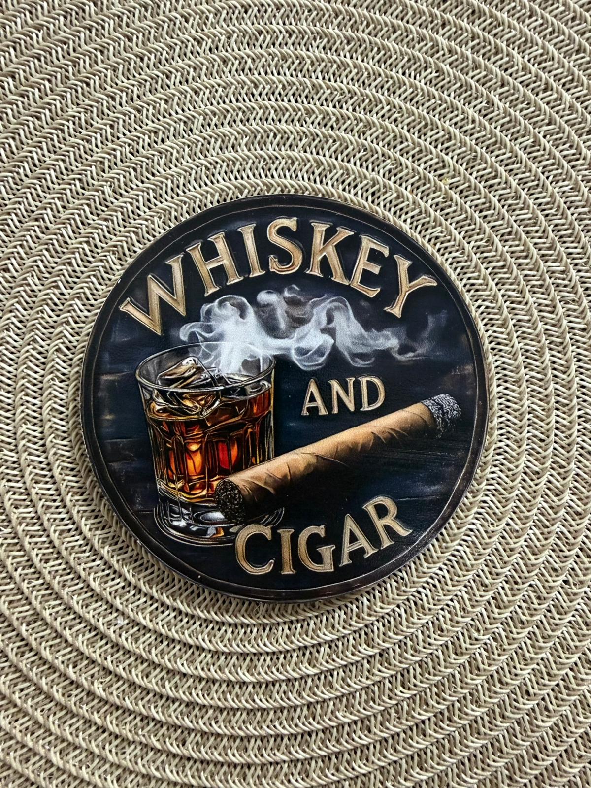 The Gentleman's Plate – Whiskey & Cigar