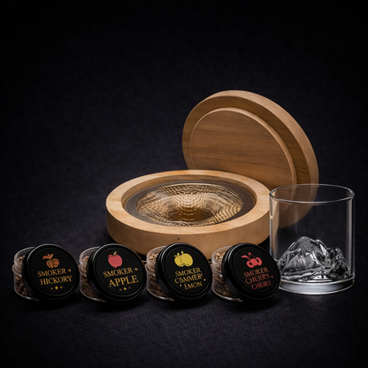 Whiskey Smoker "Gentleman kit" – Pachetul complet pentru o degustare unica